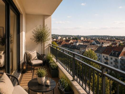 Wohnung zur Miete - Erstbezug 1.098 € 2 Zimmer 62,7 m² 4. Geschoss Sanderau Würzburg 97072