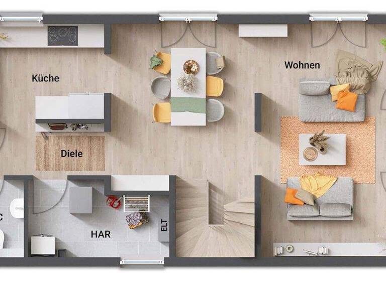 Einfamilienhaus zum Kauf 284.055 € 4 Zimmer 125 m² 760 m² Grundstück Niederlungwitz Glauchau 08371