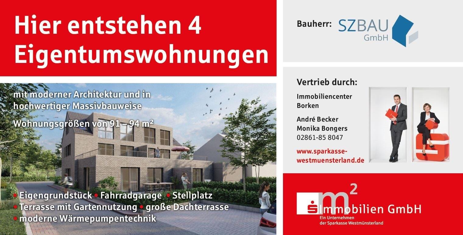 Wohnung zum Kauf provisionsfrei 331.200 € 3 Zimmer 92 m²<br/>Wohnfläche Velen Velen 46342