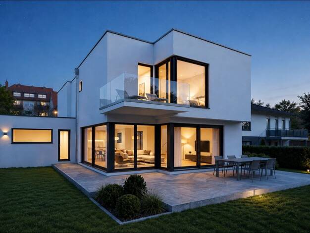 Einfamilienhaus zum Kauf - Erstbezug provisionsfrei 1.395.000 € 5 Zimmer 208,9 m² 486 m² Grundstück Schweinheim Aschaffenburg 63743