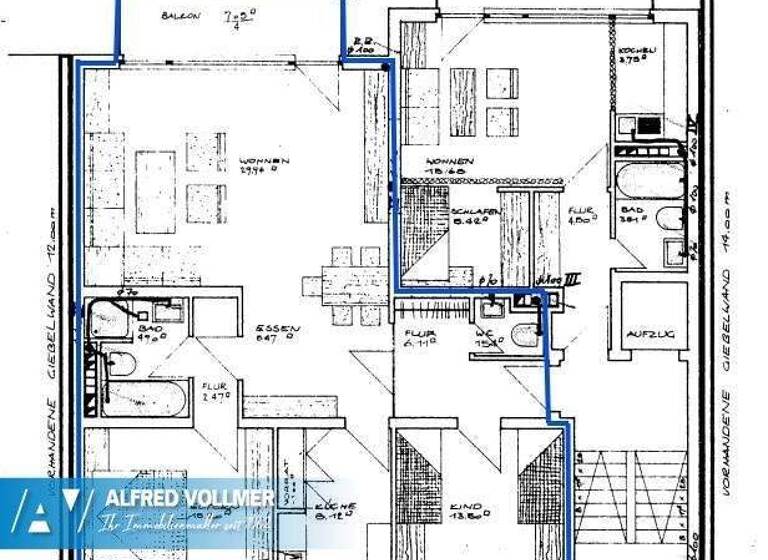 Wohnung zur Miete 790 € 3 Zimmer 92 m² EG Elberfeld Wuppertal 42119