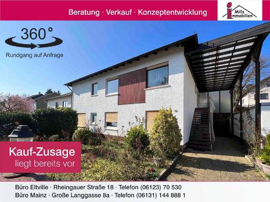 Einfamilienhaus zum Kauf 648.000 € 4 Zimmer 190 m² 1.100 m² Grundstück Hattenheim Eltville am Rhein 65347