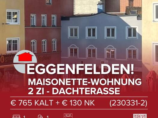 Maisonette zur Miete 765 € 2 Zimmer 85 m² Eggenfelden 84307