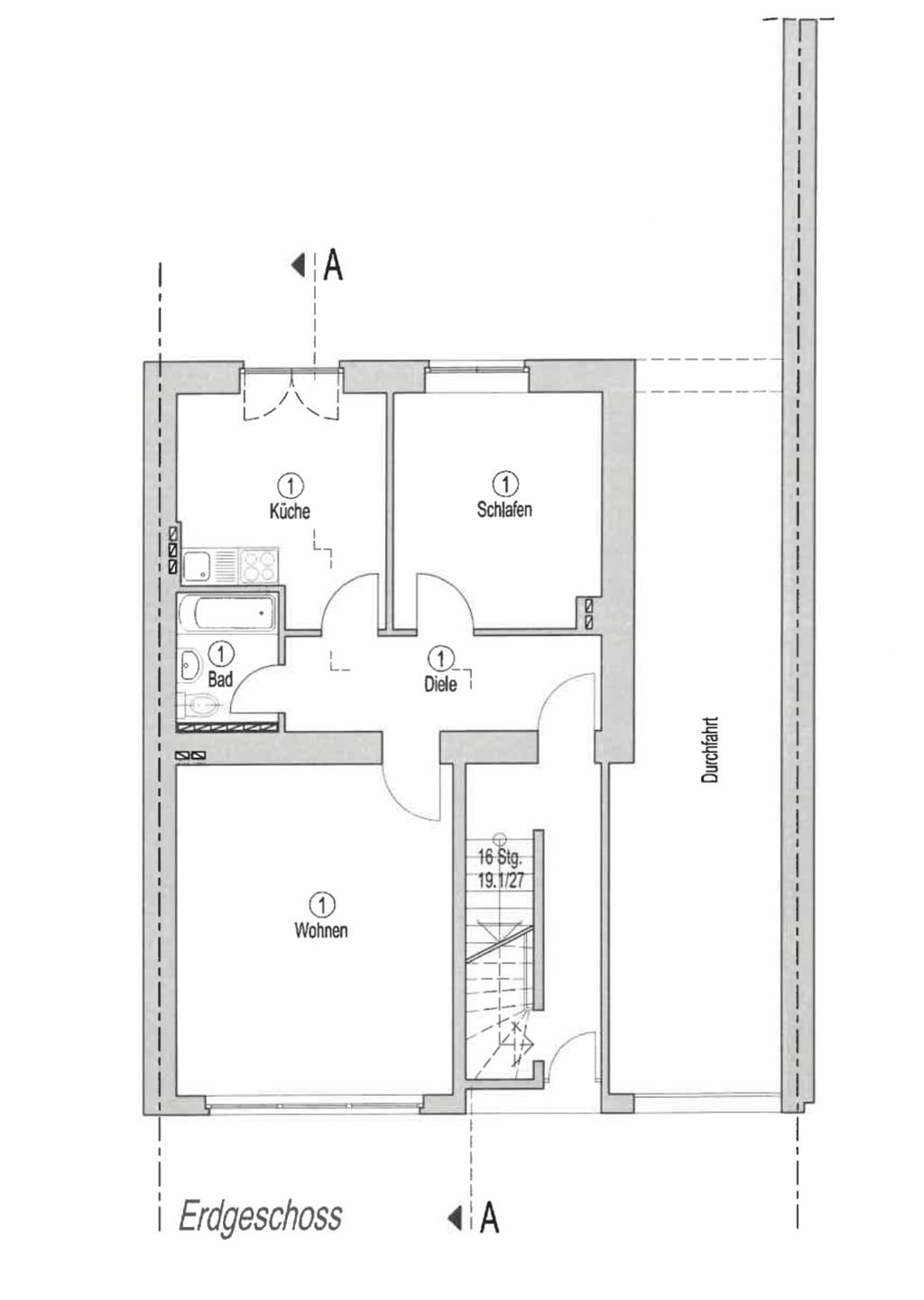 Wohnung zum Kauf als Kapitalanlage geeignet 295.000 € 2 Zimmer 57 m²<br/>Wohnfläche Pempelfort Düsseldorf 40477