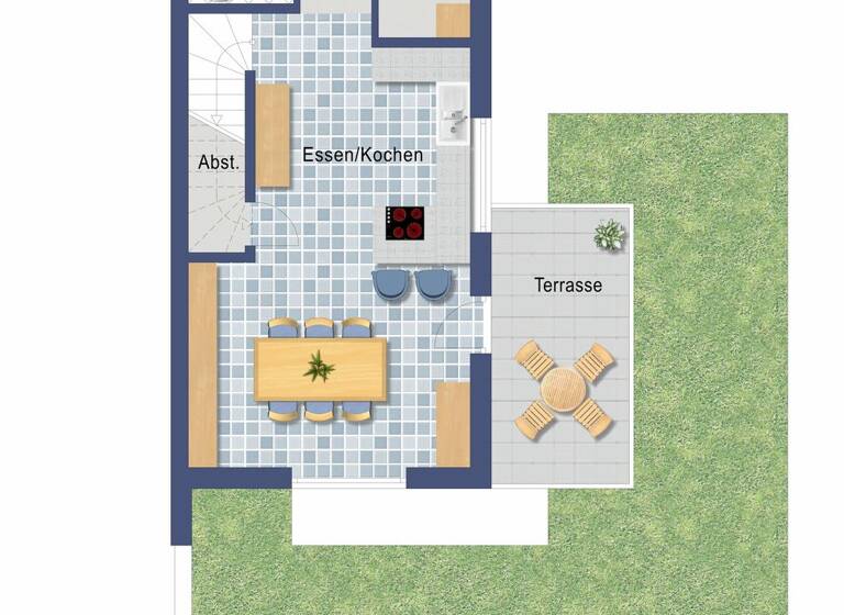 Reihenendhaus zum Kauf - Erstbezug 698.500 € 5 Zimmer 150,4 m² 1 m² Grundstück Bruckbergerau Bruckberg 84079