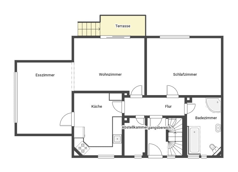 Einfamilienhaus zum Kauf 225.000 € 7 Zimmer 163,8 m²<br/>Wohnfläche 1.097 m²<br/>Grundstück ab sofort<br/>Verfügbarkeit Sand Bad Emstal 34308