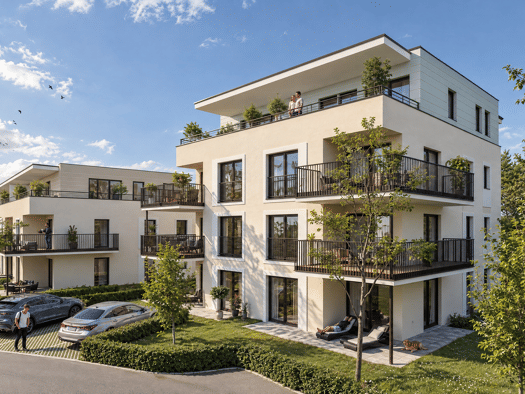 Wohnung zum Kauf - Neubau provisionsfrei 414.266 € 3 Zimmer 80,4 m² Geschoss 1/2 frei ab 01.11.2027 Winhöring Winhöring 84543