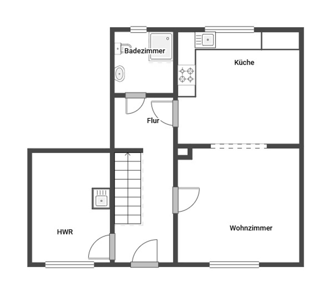 Wohnung zum Kauf 170.000 € 3 Zimmer 95,1 m²<br/>Wohnfläche EG<br/>Geschoss Göhl Göhl 23758