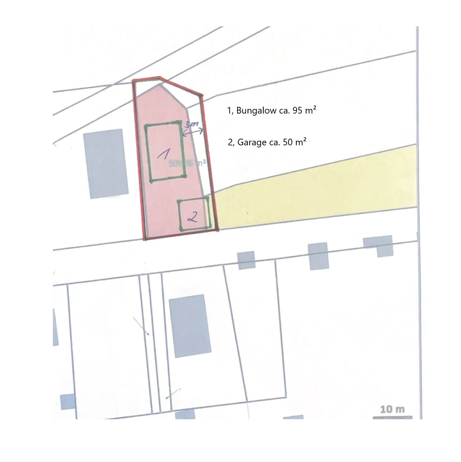 Grundstück zum Kauf 69.000 € 600 m²<br/>Grundstück Merseburg Merseburg 06217