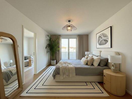 Wohnung zur Miete - Erstbezug 1.090 € 2 Zimmer 59 m² 1. Geschoss frei ab 01.04.2026 Anna-Reich-Straße 21 Maichingen Sindelfingen-Maichingen 71069