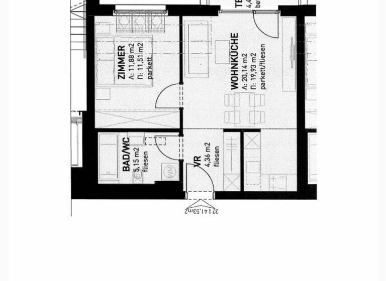 Wohnung zum Kauf 198.000 € 2 Zimmer 41,5 m² 2. Geschoss Wien 1210