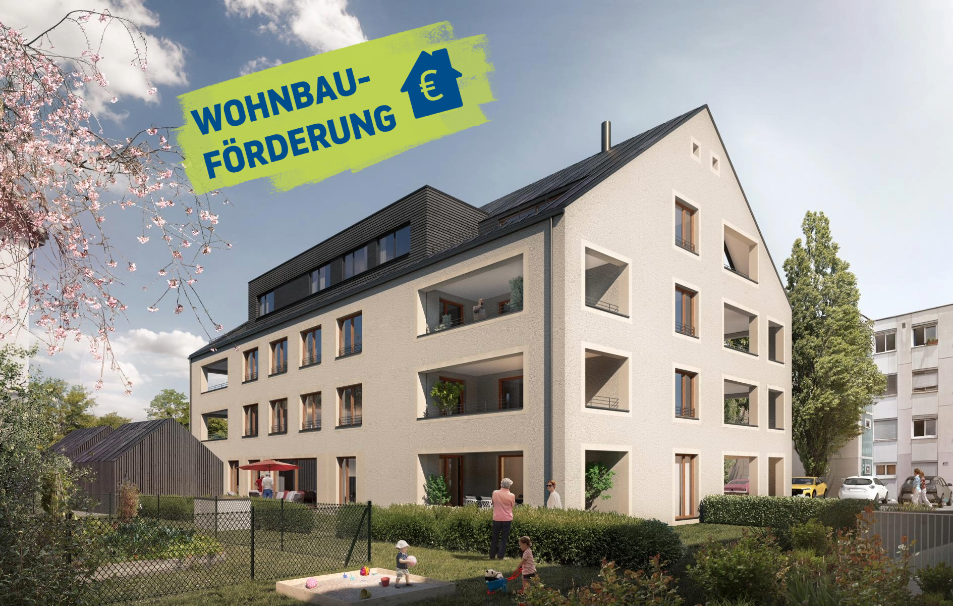 Terrassenwohnung zum Kauf provisionsfrei 494.000 € 3 Zimmer 70,9 m²<br/>Wohnfläche EG<br/>Geschoss Erlachstraße 8 Hohenems 6845