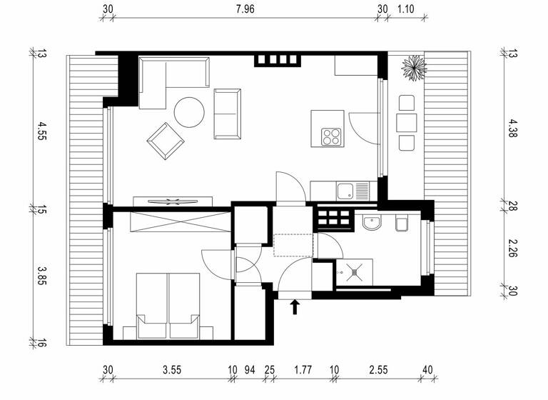 Penthouse zum Kauf 425.000 € 2 Zimmer 62,9 m² 4. Geschoss frei ab sofort Konradinstraße 19 Tempelhof Berlin 12105
