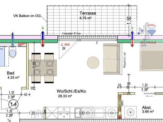 Wohnung zur Miete - Erstbezug 640 € 1,5 Zimmer 39,7 m² Crailsheim Crailsheim 74564