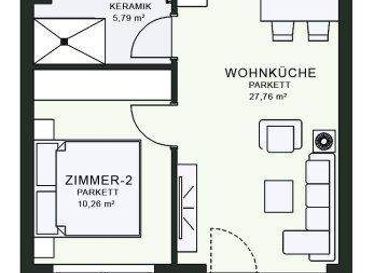 Wohnung zur Miete - Erstbezug 702 € 3 Zimmer 63,3 m² EG frei ab 01.06.2026 Fröhlichgasse 23-35 Jakomini Graz 8010