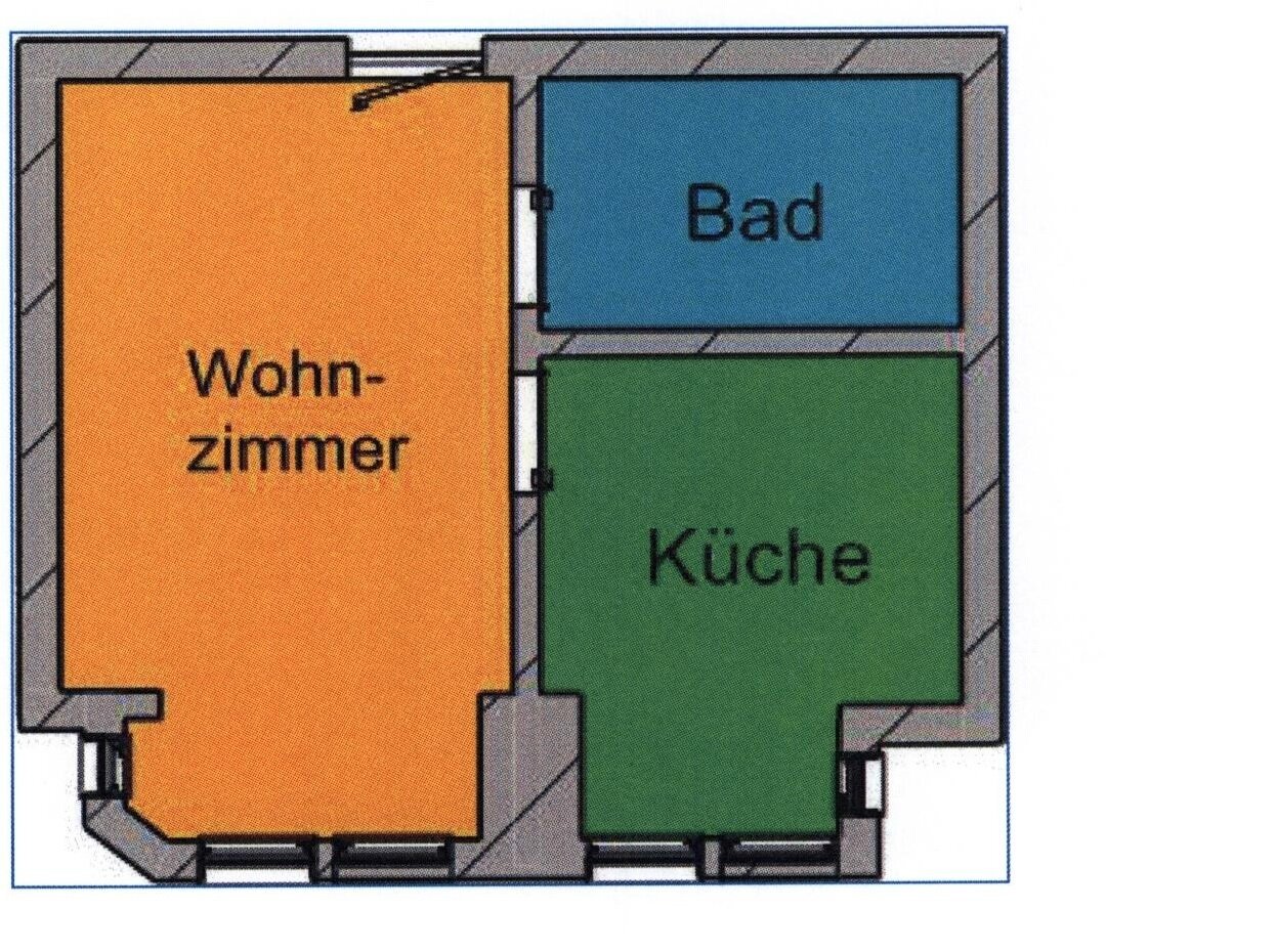 Wohnung zur Miete 150 € 1 Zimmer 26,4 m²<br/>Wohnfläche 2.<br/>Geschoss ab sofort<br/>Verfügbarkeit Nossener Str. 45 Meißen Meißen 01662