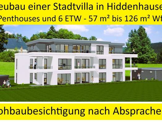 Wohnung zum Kauf provisionsfrei 399.800 € 3 Zimmer 101 m² Hiddenhausen 32120