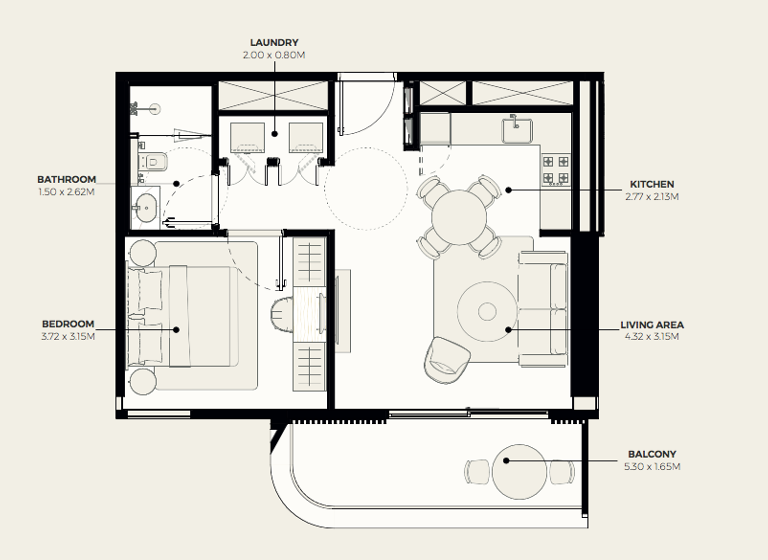 Studio zum Kauf 129.453 € 1 Zimmer 103,9 m² Dubai