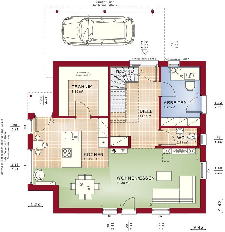 Haus zum Kauf 635.939 € 5 Zimmer 151 m²<br/>Wohnfläche 650 m²<br/>Grundstück Suderwick Bocholt 46399