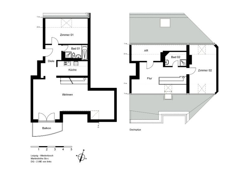 Wohnung zur Miete 1.087 € 3 Zimmer 116,4 m²<br/>Wohnfläche 01.04.2025<br/>Verfügbarkeit Martinshöhe 5b/c Wiederitzsch Leipzig 04158