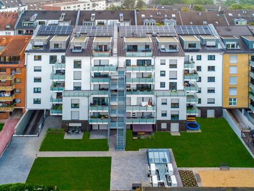Terrassenwohnung zur Miete - Erstbezug 1.400 € 2 Zimmer 69 m² EG frei ab sofort Mettmannerstraße 23 Flingern Süd Düsseldorf 40233
