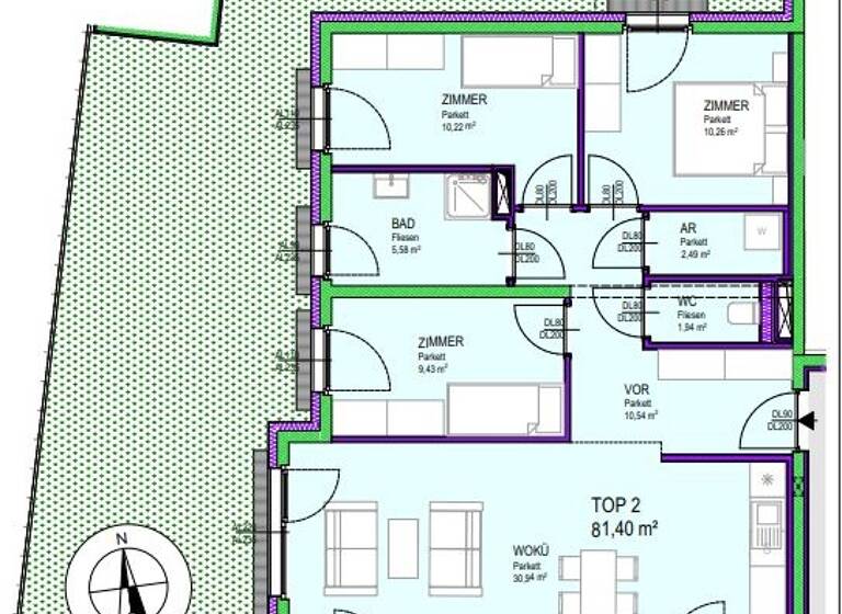 Wohnung zum Kauf 495.527 € 4 Zimmer 80,1 m² Groß-Enzersdorf 2301