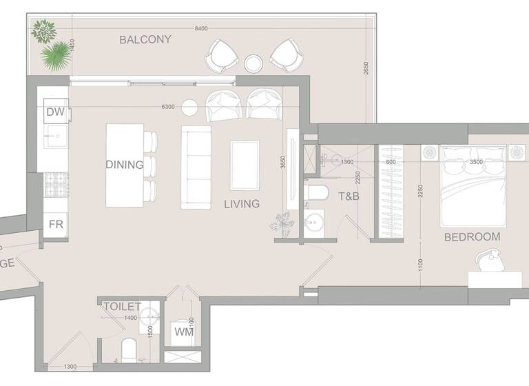 Wohnung zum Kauf provisionsfrei 290.634 € 2 Zimmer 81,4 m² Dubai 00000