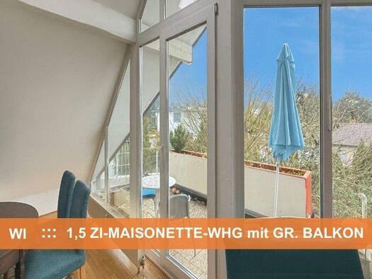 Maisonette zum Kauf provisionsfrei 155.000 € 1,5 Zimmer 34,1 m² 3. Geschoss frei ab sofort Wiesbaden 65195