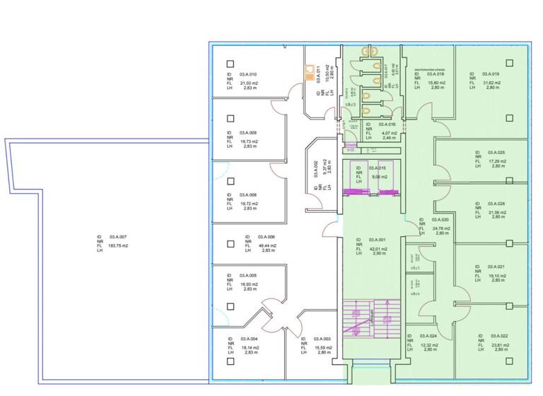 Bürofläche zur Miete provisionsfrei 10,50 € 208 m² Bürofläche Hausen Frankfurt am Main 60488
