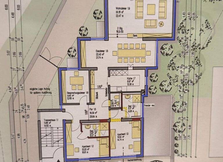 Maisonette zur Miete 1.900 € 5 Zimmer 190,5 m² Hermeskeiler Straße 49 Ruwer Trier 54292
