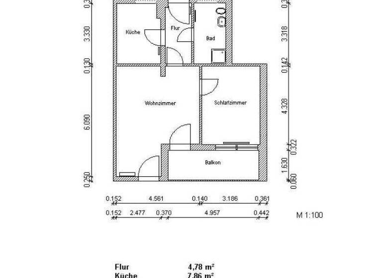 Wohnung zur Miete nur mit Wohnberechtigungsschein 326 € 2 Zimmer 57,9 m² 1. Geschoss Brudergasse 12 b Saalfeld 07318