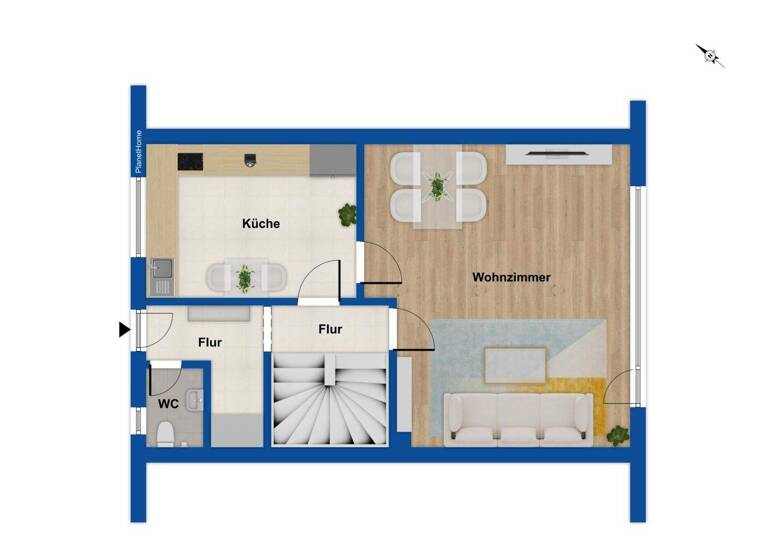 Reihenmittelhaus zum Kauf 595.000 € 6 Zimmer 140 m² 213 m² Grundstück Blumenberg Köln 50765