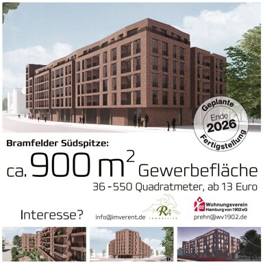 Bürofläche zur Miete provisionsfrei 13 € 39 m² Bürofläche Bramfelder Chaussee 11 Bramfeld Hamburg 22177