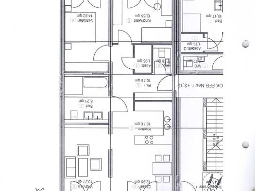Wohnung zur Miete 1.200 € 3,5 Zimmer 100 m² 1. Geschoss frei ab 01.04.2026 Moos 78345