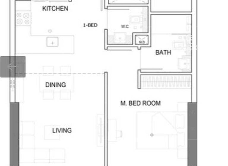 Wohnung zum Kauf provisionsfrei 243.022 € 2 Zimmer 63 m²