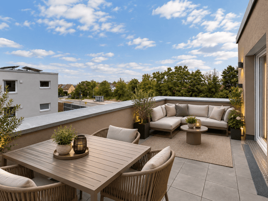 Reihenendhaus zur Miete - Erstbezug 2.350 € 6 Zimmer 147 m² 273 m² Grundstück frei ab 01.12.2026 Mirjam-Pressler-Straße 2/4 Ditzingen Ditzingen 71254