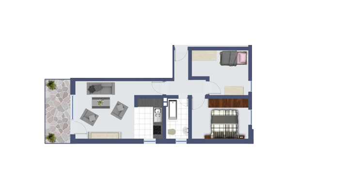 Wohnung zur Miete 1.070 € 3 Zimmer 70 m²<br/>Wohnfläche 3.<br/>Geschoss Südost Hanau 63450