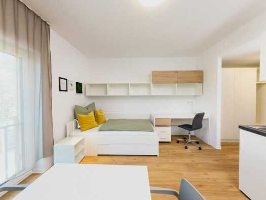 Wohnung zur Miete 544 € 1 Zimmer 27 m² 4. Geschoss frei ab sofort Regensburger Straße Zerzabelshof Östliche Außenstadt 90478