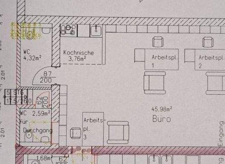Laden zur Miete 1.200 € 1 Zimmer 50 m² Verkaufsfläche Finow Eberswalde 16227