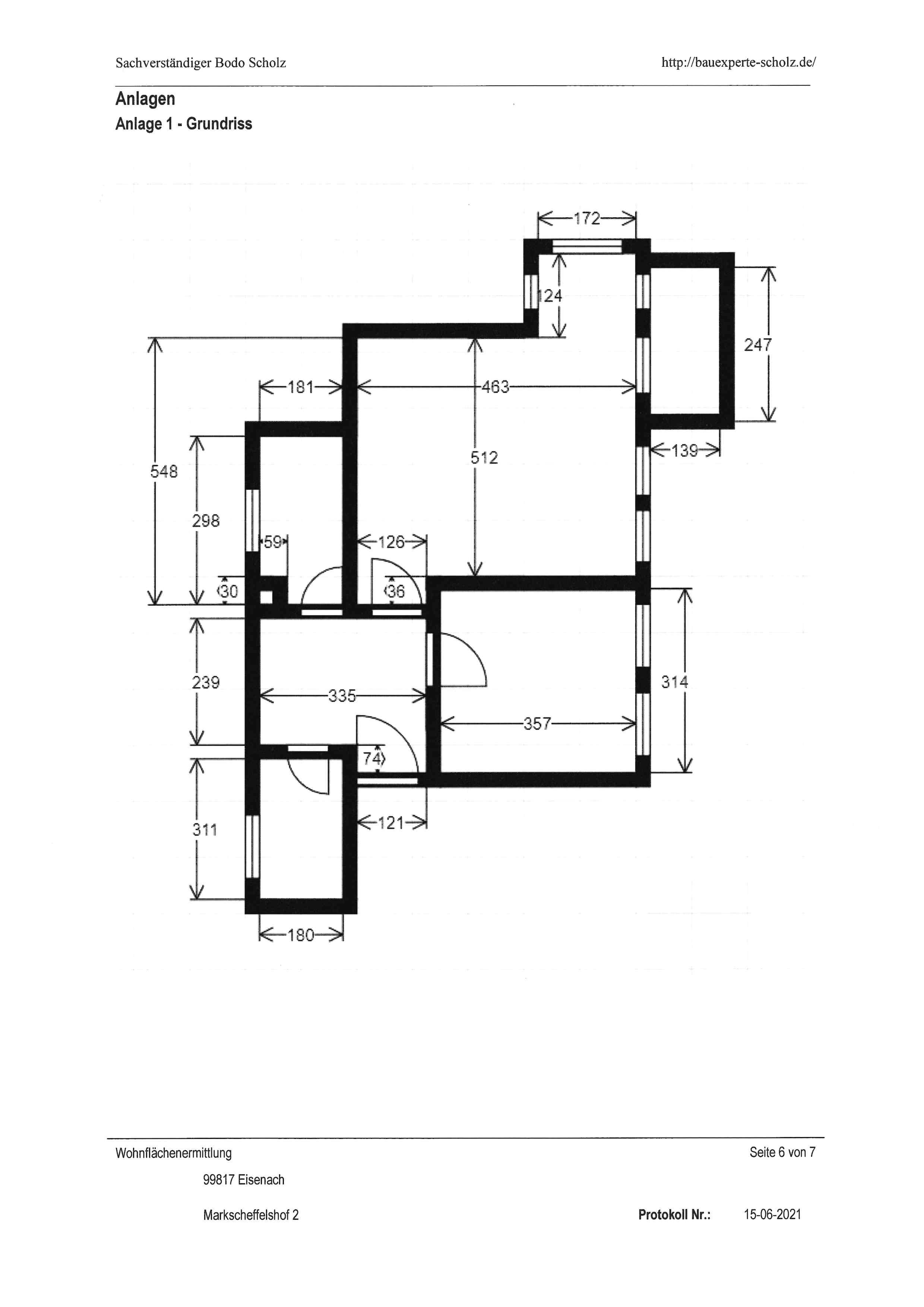 Wohnung zum Kauf 80.000 € 2 Zimmer 58 m²<br/>Wohnfläche 3.<br/>Geschoss Eisenach Eisenach 99817