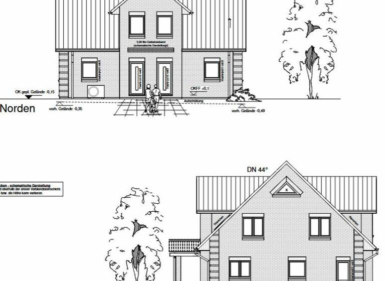 Mehrfamilienhaus zum Kauf - Erstbezug 896.000 € 8 Zimmer 200 m² 573 m² Grundstück Wulksfelde Tangstedt 22889