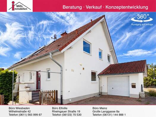 Doppelhaushälfte zum Kauf 335.000 € 4,5 Zimmer 146 m² 249 m² Grundstück Sprendlingen 55576