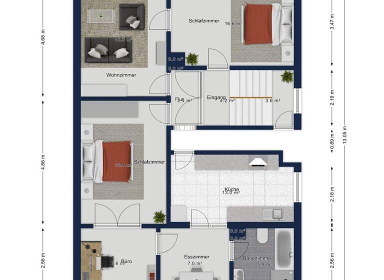 Mehrfamilienhaus zum Kauf 375.000 € 9 Zimmer 228 m² 417 m² Grundstück Bretten 75015