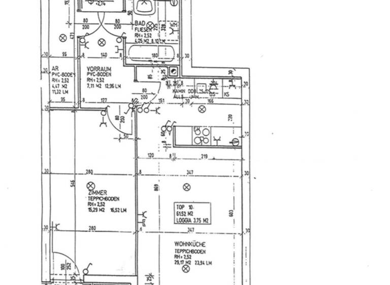 Wohnung zum Kauf 299.000 € 2 Zimmer 61,5 m² 1. Geschoss Wien 1210