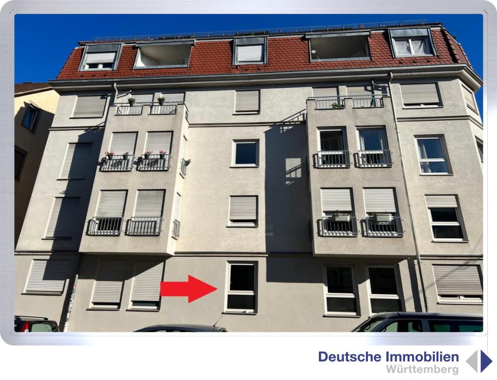 Wohnung zur Miete 1.000 € 2 Zimmer 52,7 m²<br/>Wohnfläche 1.<br/>Geschoss Heslach Stuttgart 70199