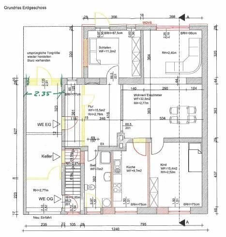 Mehrfamilienhaus zum Kauf 550.000 € 7 Zimmer 223,8 m²<br/>Wohnfläche 695 m²<br/>Grundstück Sachsenhausen Oranienburg 16515