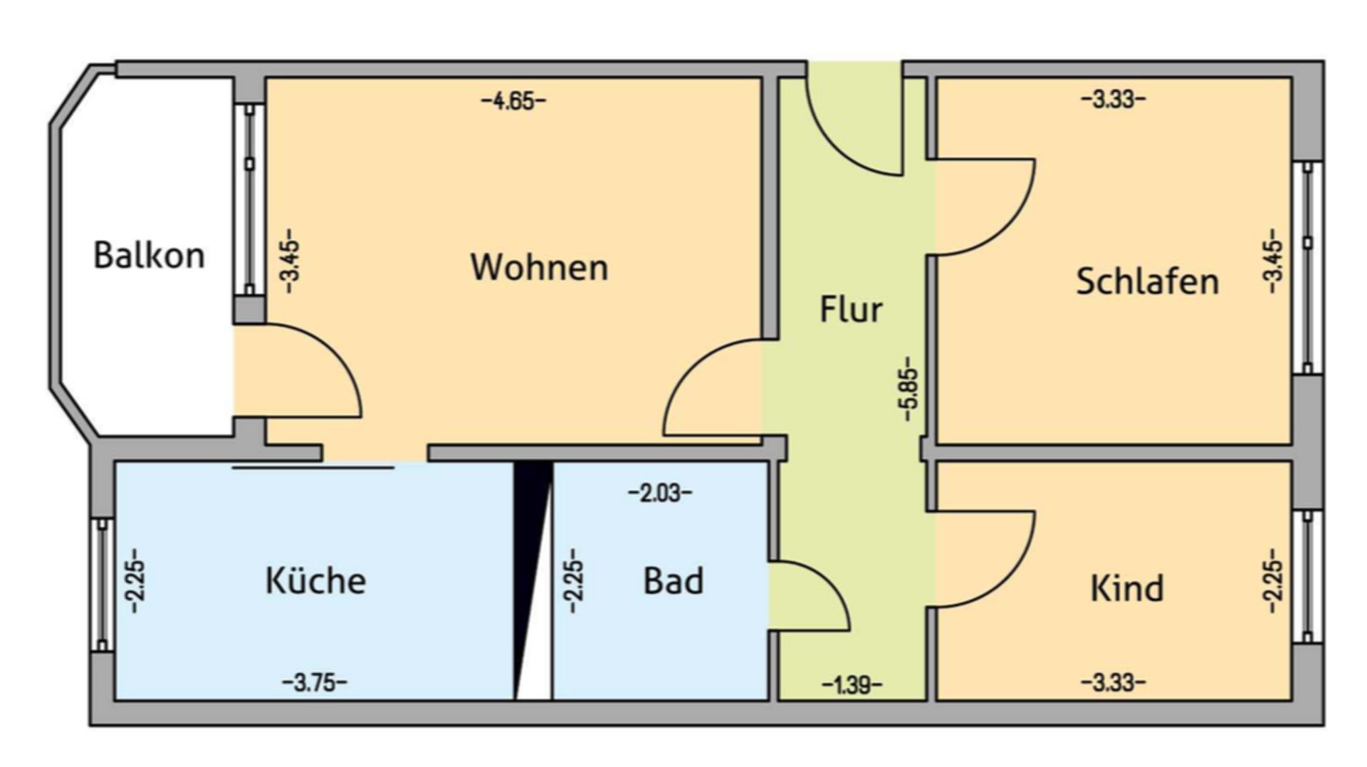 Immobilie zum Kauf als Kapitalanlage geeignet 169.999 € 3 Zimmer 58,6 m²<br/>Fläche Südstadt Rostock 18059