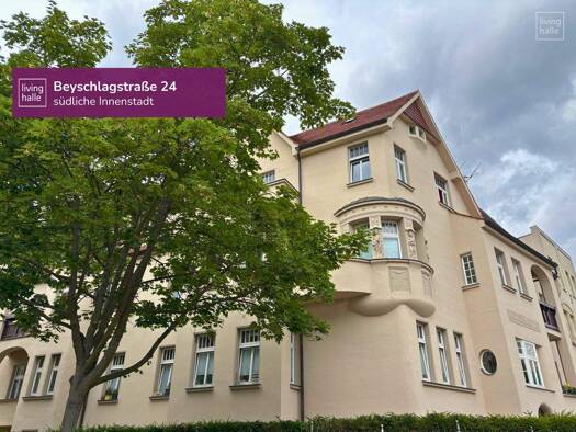 Wohnung zur Miete 550 € 2 Zimmer 68 m² EG Beyschlagstraße 24 Innenstadt Halle 06110