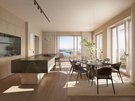 Wohnung zum Kauf - Neubau provisionsfrei 1.845.000 € 4 Zimmer 116,6 m² 11. Geschoss Kirchenpauerstraße 30 Kleiner Grasbrook Mitte 20457