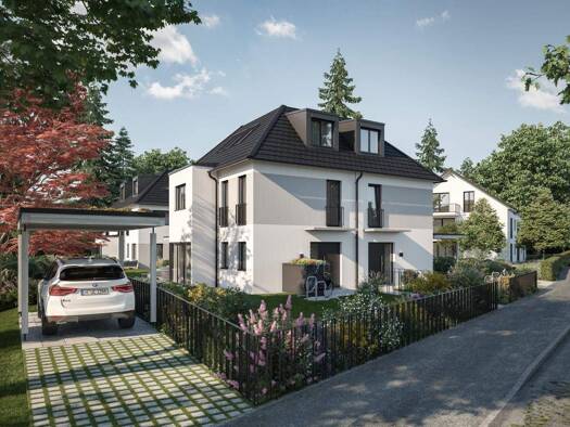 Doppelhaushälfte zum Kauf - Erstbezug provisionsfrei 1.390.000 € 5 Zimmer 157 m² 383 m² Grundstück Riemerling 85521